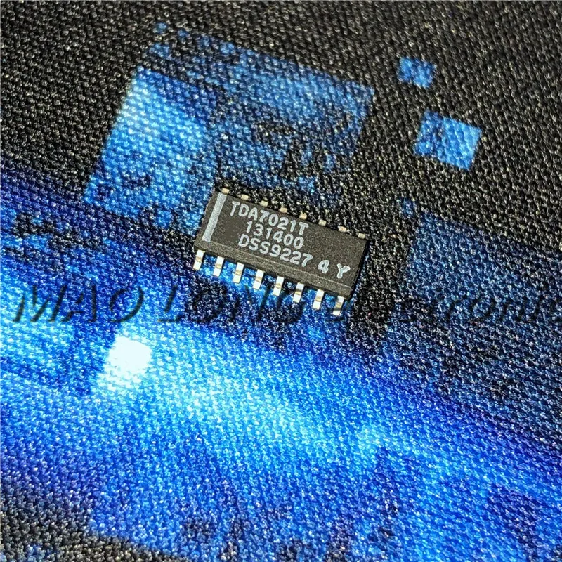 5PCS/LOT  100% original TDA7021T SOP-16 TDA7021 SOP16 7021T SOP New single-chip FM receiving circuit In Stock