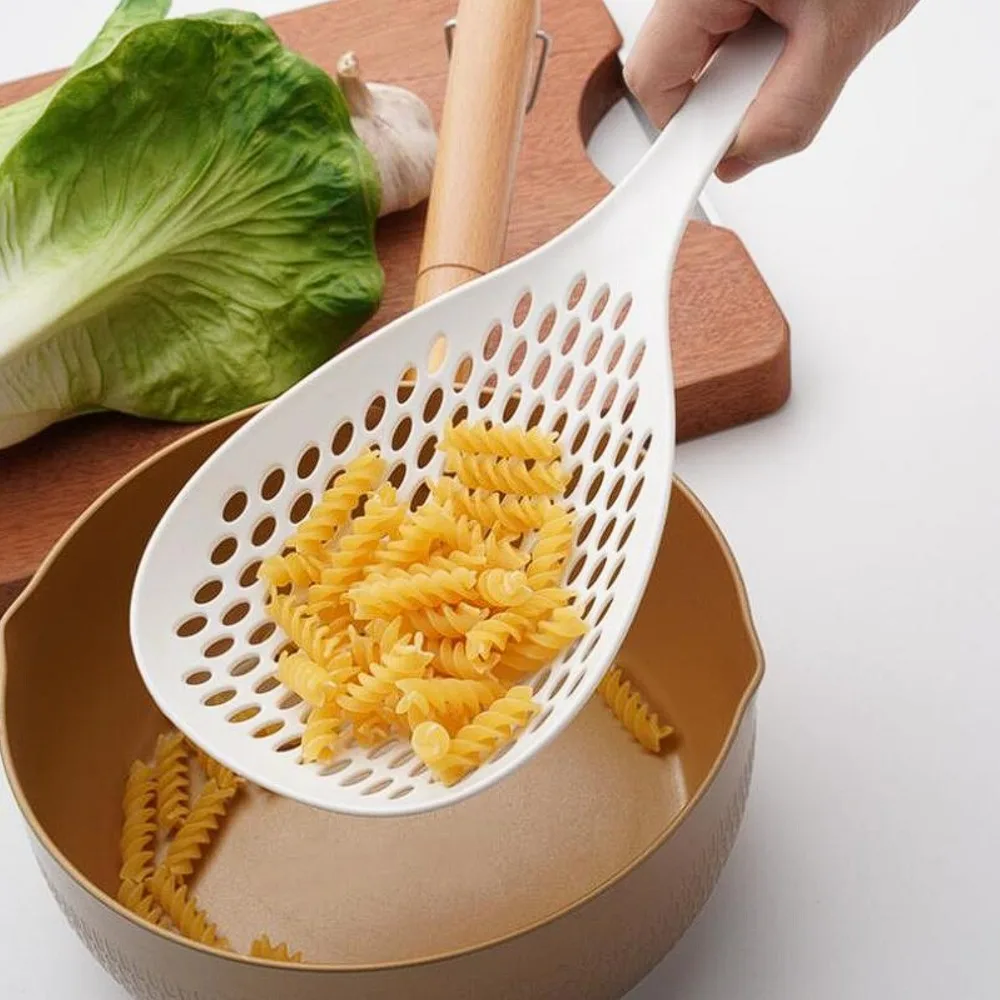 Cucchiaio per colino per alimenti in Nylon grande 1pc-spatola da cucina creativa, colino e colino per zuppa per cucina domestica