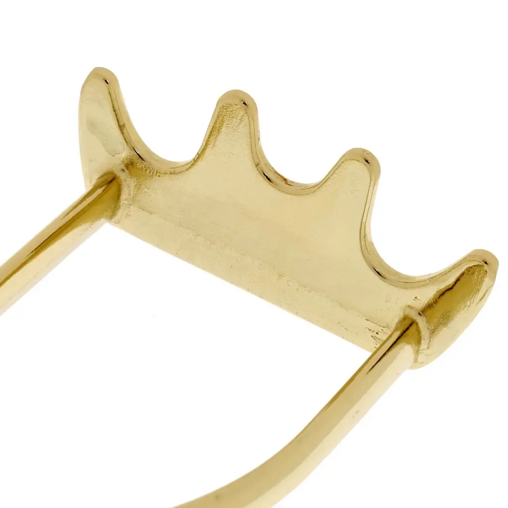 Spider Rest Head Gold Plated Metal Snooker Cue Bridge Billiards Accessory for Home Pool Club Use