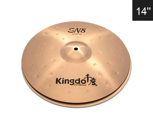 High Quality Kingdo B8 Cymbals Set For Drum Set