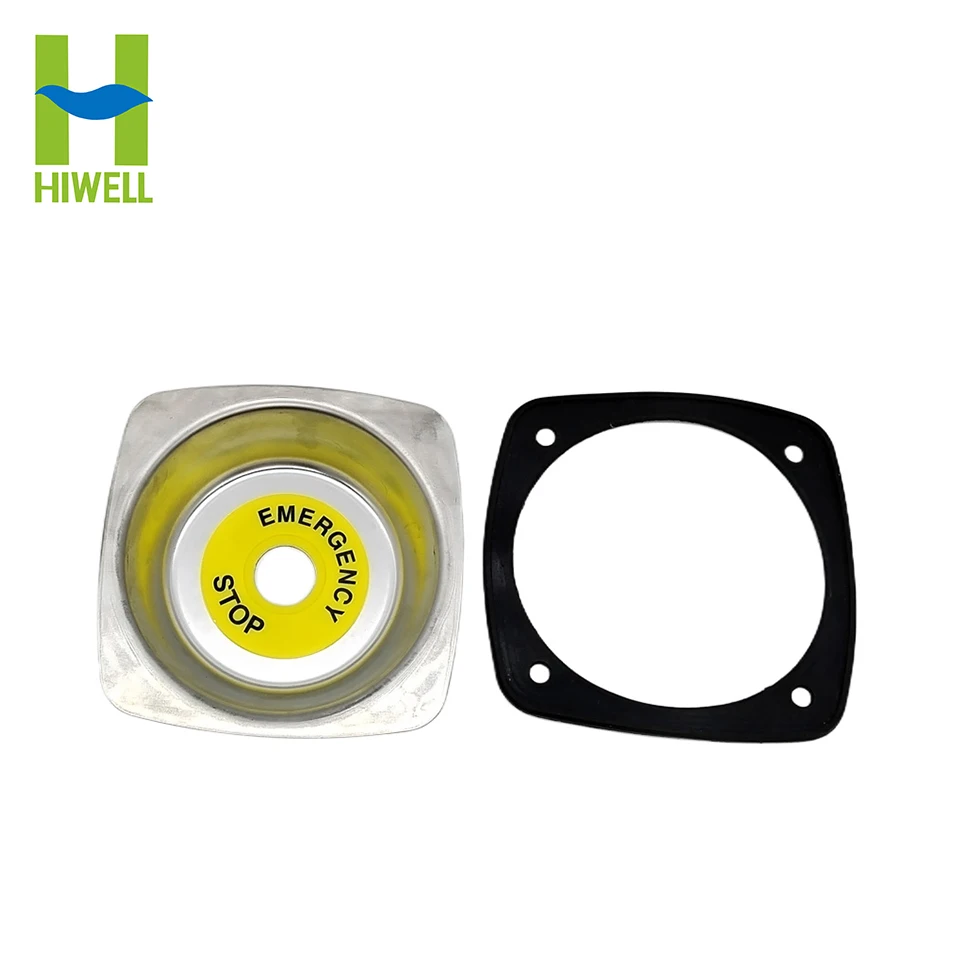 Stainless Steel Emergency Stop Button Box 90mm Silent Type Diesel Generator Spare Part Emergency Stop Button Cover