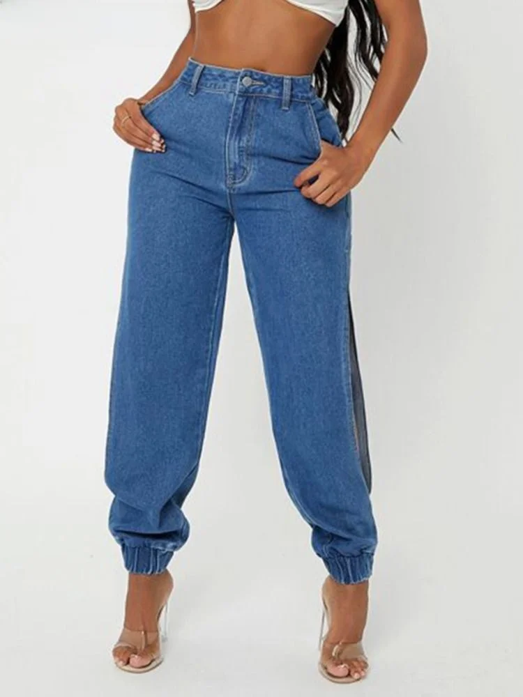 denimcolab-2023-fashion-side-split-leg-women's-jeans-loose-fit-comfortable-stylish-high-waist-denim-pants