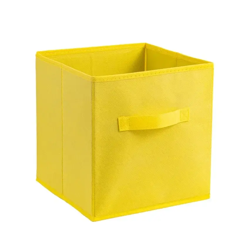 Non Woven Storage Box with Handles Foldable Fabric Storage Cube Colorful Organizer for Clothes Toys Books Shelves Closet Nursery - Image 10