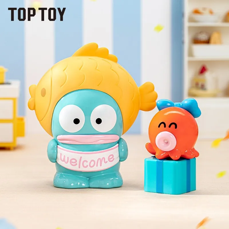 100% Oryginalny Toptoy Hangyodon'S Happy Birthday Series Blind Box Ręcznie Robione Ozdoby Dekoracyjne z Kreskówek Prezent Urodzinowy Kolekcjonerska Zabawka