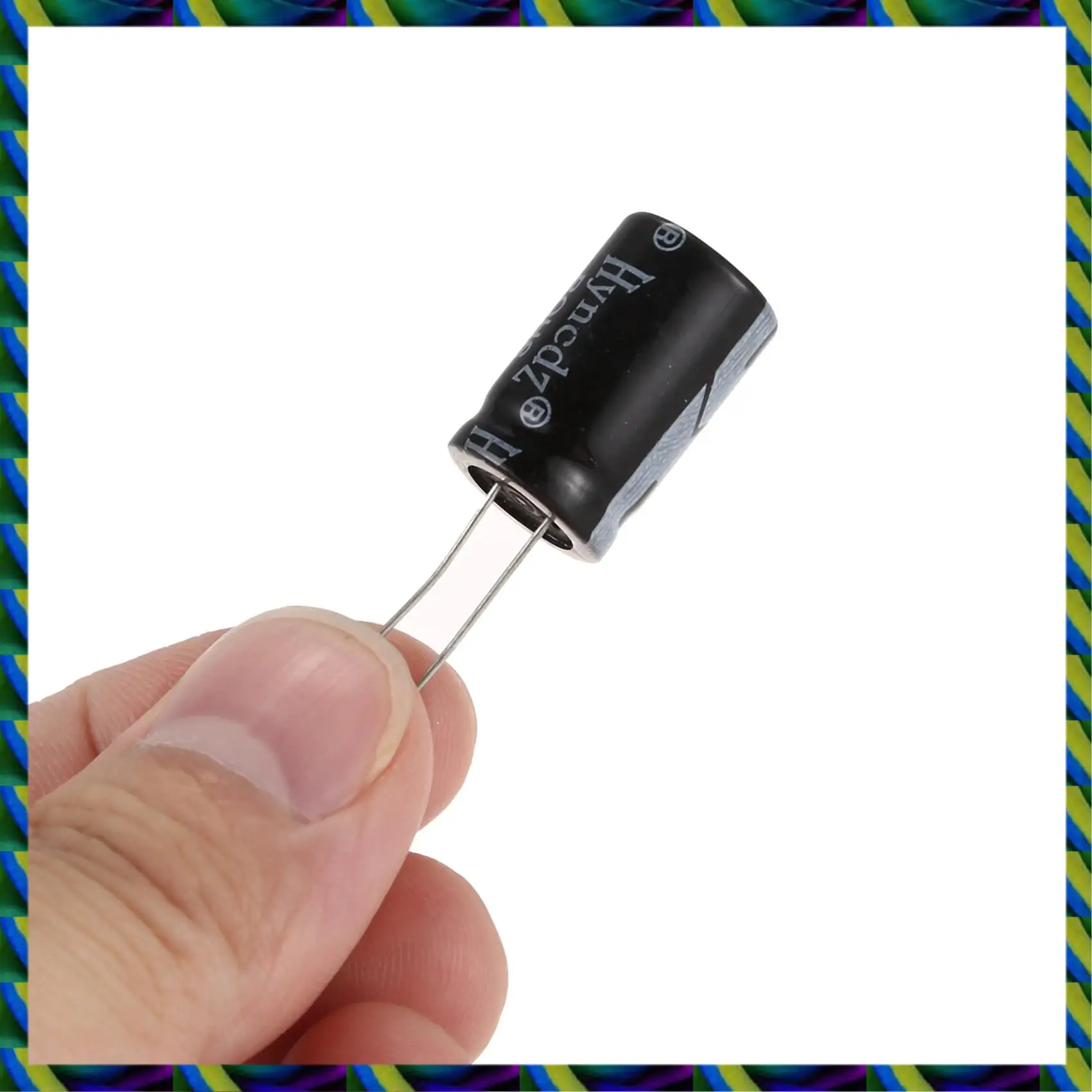 Diário 20 Pcs Preto 2200Uf 25V Capacitores Eletrolíticos De Alumínio Radial 1.3 X 1.3 X 2.1Cm