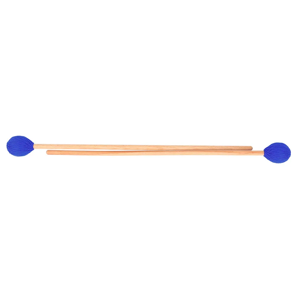 

2Pcs Marimba Hammer Drum Stick Wooden Polyester Material Tambourine Mallet Musical Instrument Part Professional Performance