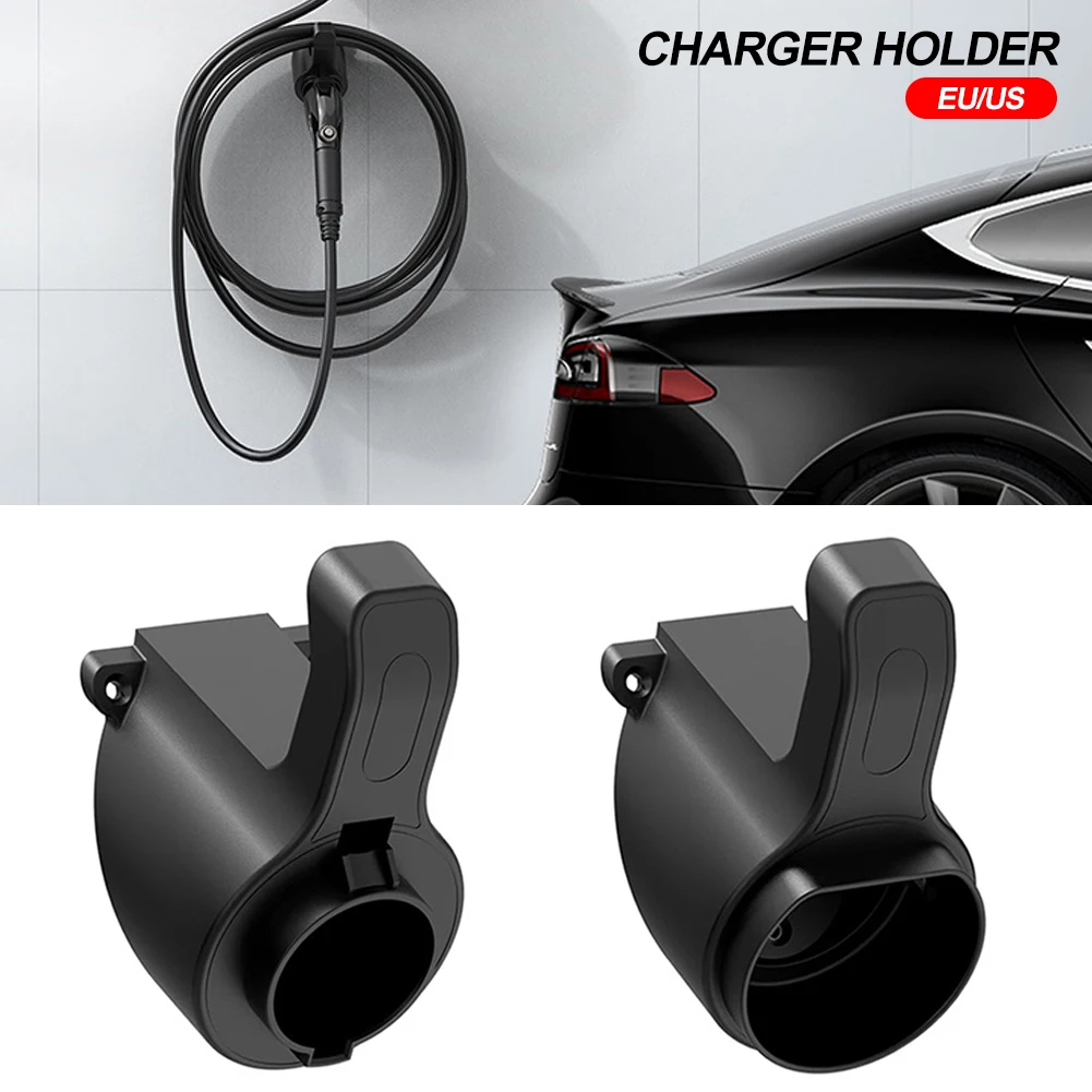 Soporte de cargador EV para coche, organizador de cables de carga de montaje en pared, tipo 1, tipo 2