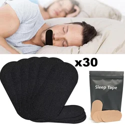 30Pcs/Bag Anti Snoring Mouth Tape Adult Night Sleeping Mouth Breath Improvement Reduce Dry Mouth Promote Nose Breathing Sticker