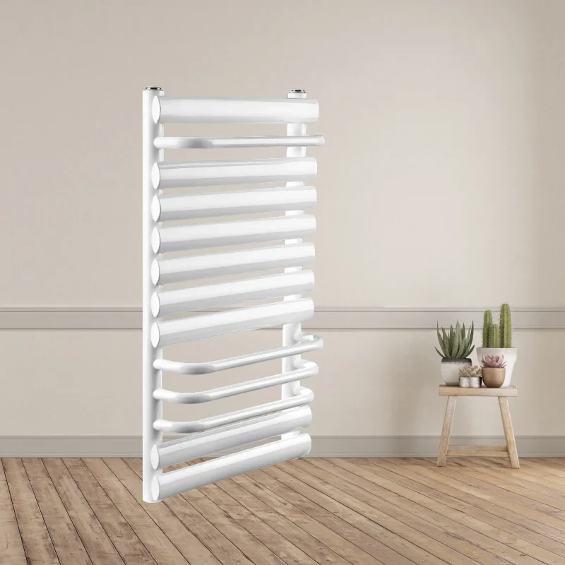 White Wall Mounted Electric Radiator Popular Bathroom Heated Towel Warmer Rack HVAC Systems Part