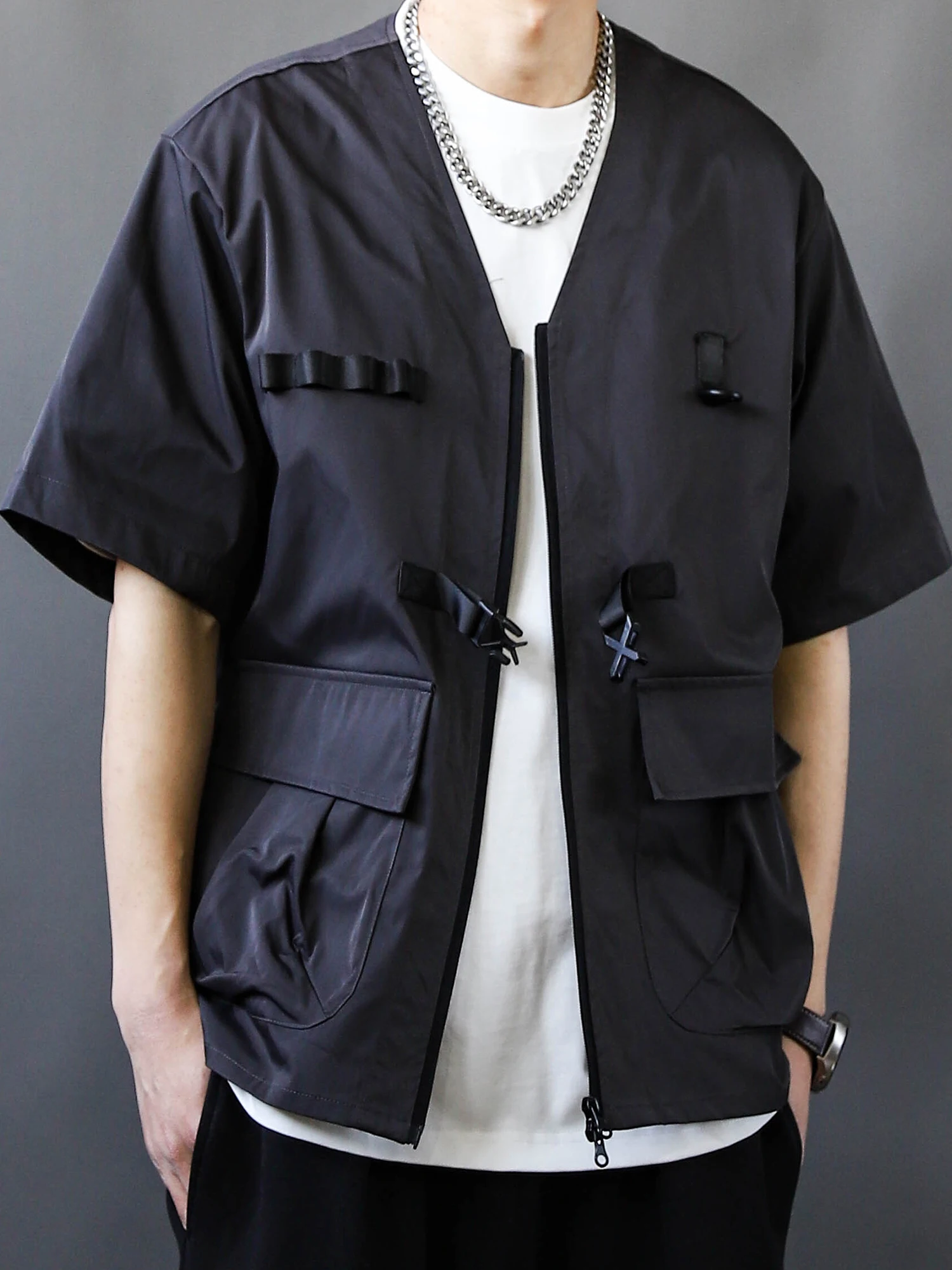 

Японская винтажная мужская рабочая одежда: свободная летняя куртка для активного отдыха и спорта