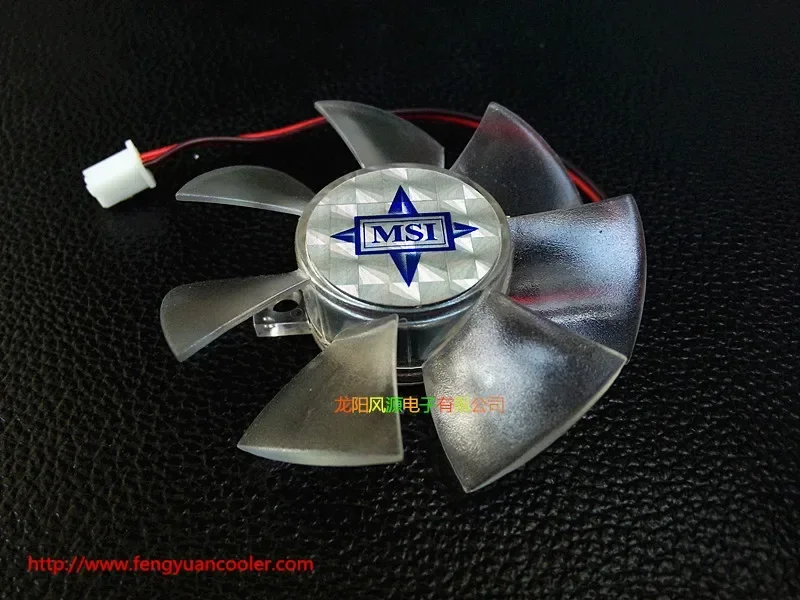 

60*60*15MM New 6015 Graphics card fan blade 55MM Diameter 26mm Hole Pitch 12V 0.1A fan blade for mis graphics 2pin