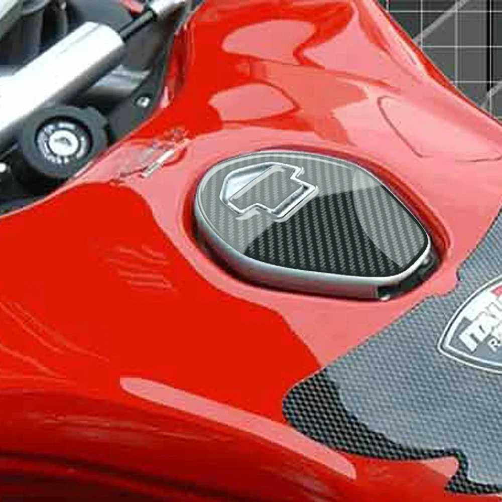 

Motorcycle fuel tank valve cover sticker for Ducati 749 and 999 Transparent Motorcycle Fuel Cap Protection Sticker