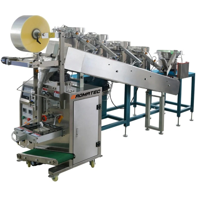 Fully automatic single-disc and multi-disc screw packaging machine, hardware accessories and nuts vertical multi-disc automotive