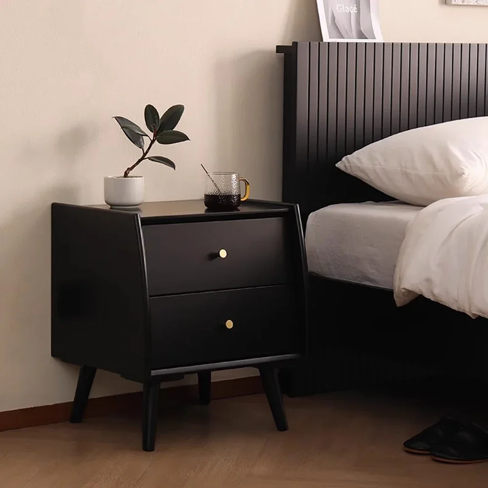 

Storage Drawers Nightstand Aesthetic Nordic Trendy Modern Nightstand Minimalist Elegant Mesitas De Noche Bedroom Furniture