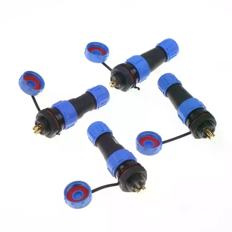 Series Waterproof Circular Connectors With IP68 Rating Suitable For Hazardous Environments And Various Pins SP13