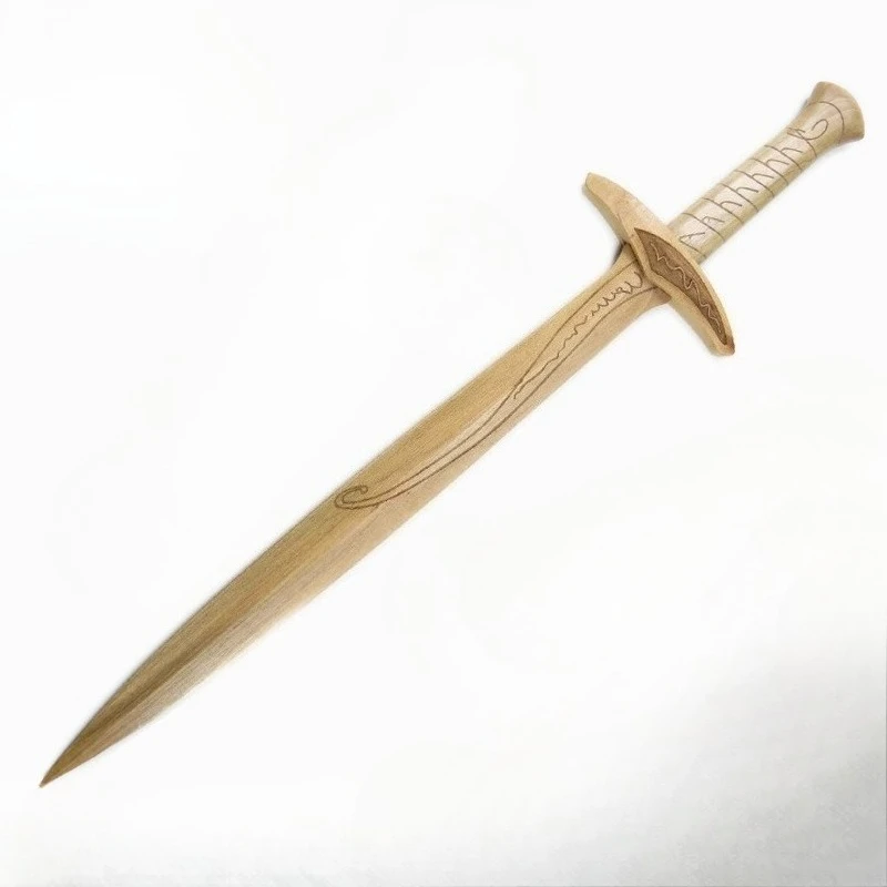 Epee-en-bois-de-74cm-accessoires-de-spectacle-de-film-et-de-television-d'animation-cos-epee-occidentale