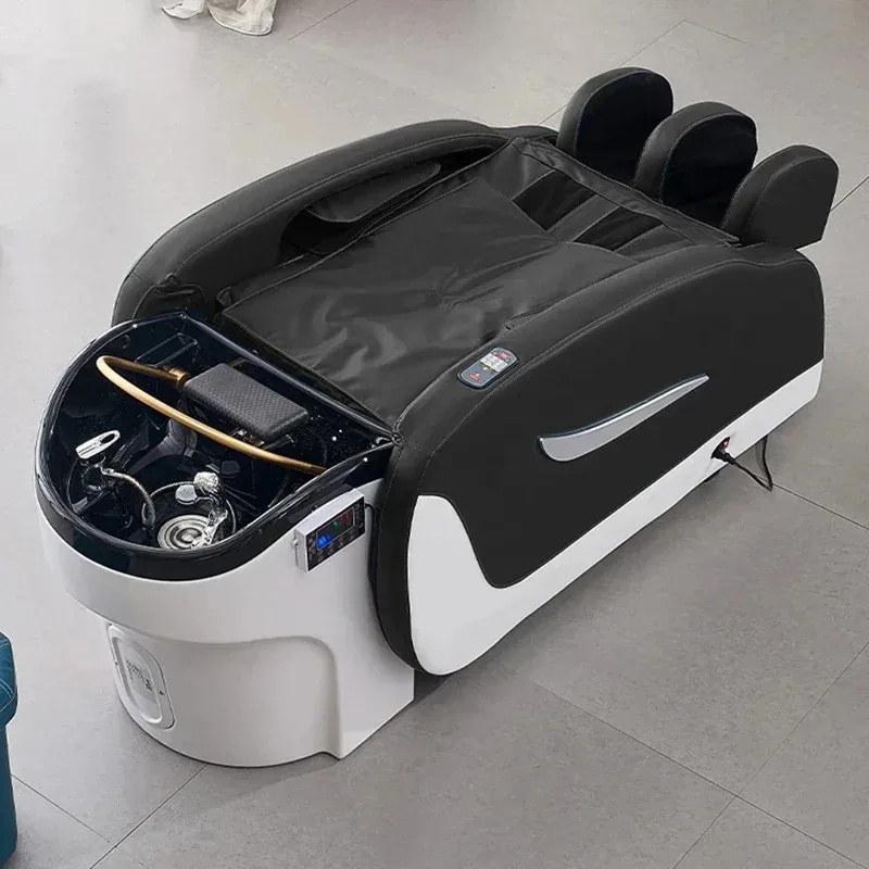 2025 Estación de lavado de cabello de salón eléctrico OEM/ODM Cama de spa Champú Mesa de masaje para tratamientos de belleza profesionales