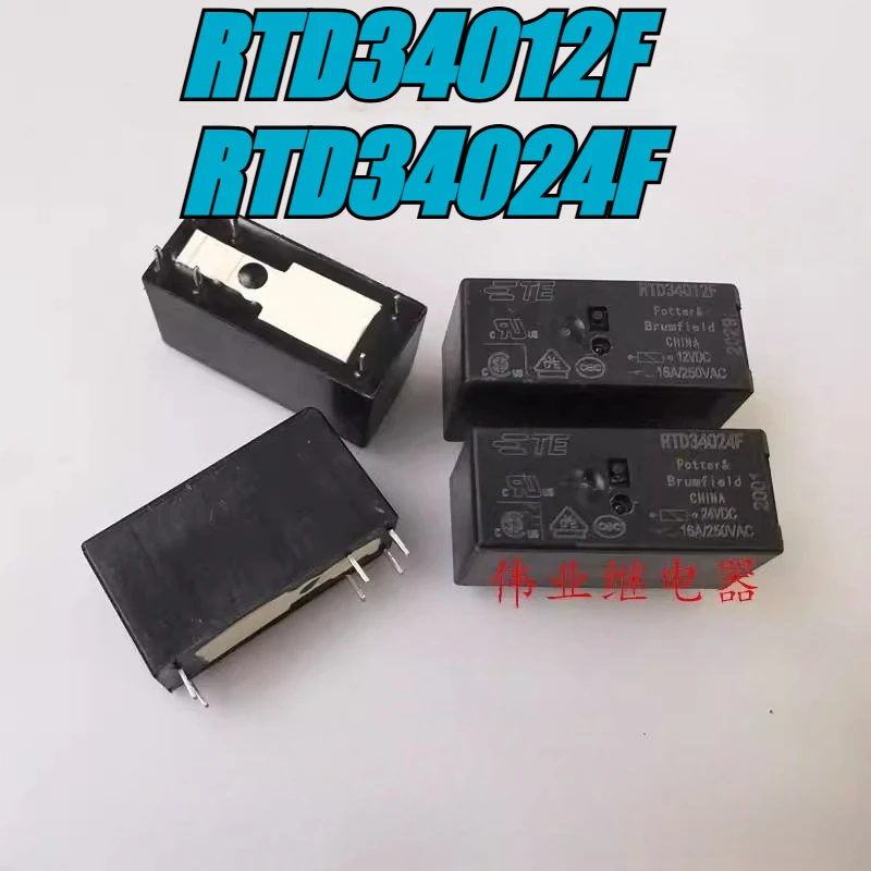（Brand New）1pcs/lot 100% original genuine relay:RTD34012F RTD34024F 6pins 16A 12VDC 24VDC