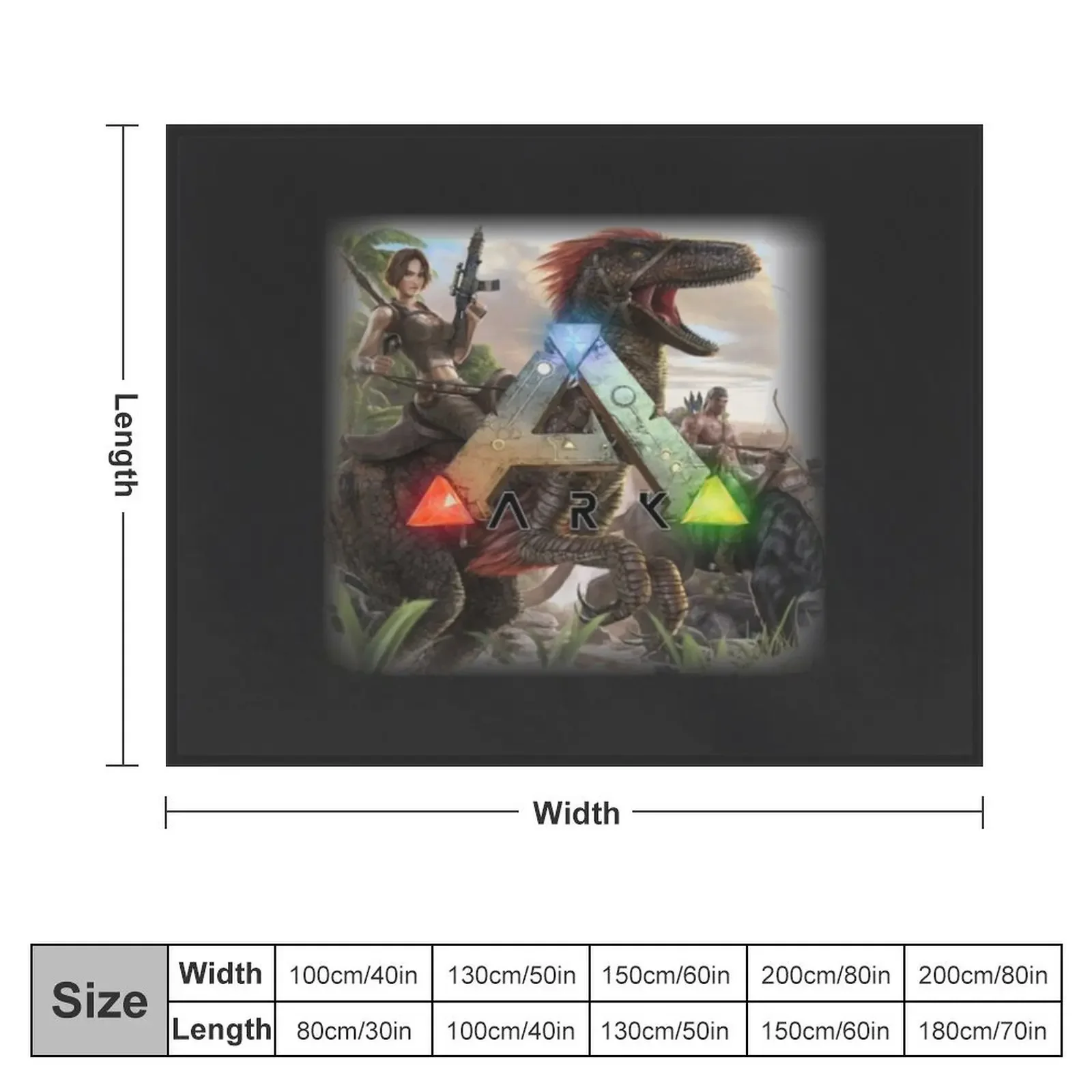 ark survival,game Throw Blanket Luxury Designer funny gift Blankets