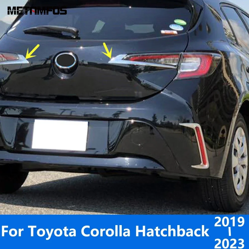 

Задний фонарь, веко, брови для Toyota Corolla Hatchback 2019 2020 2021 2022 2023, хромированная накладка заднего фонаря, аксессуары