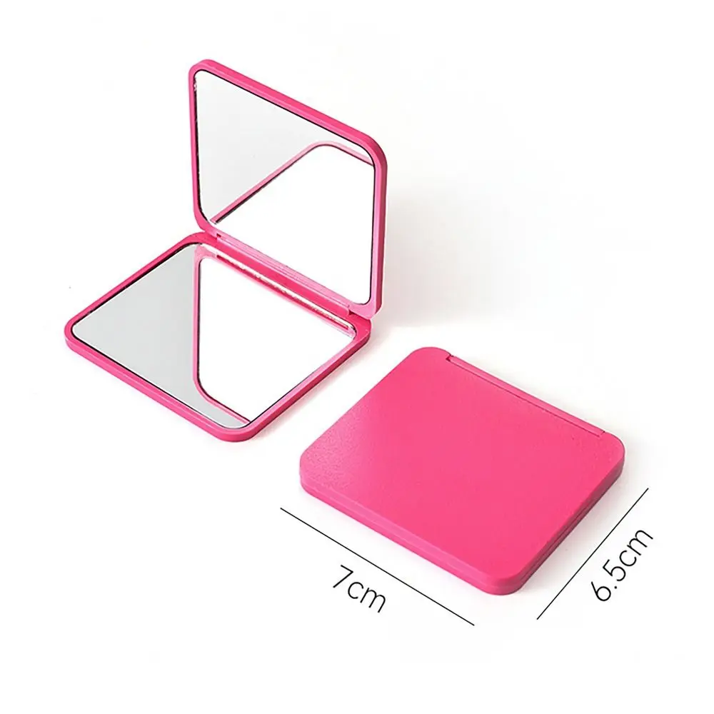 Espejo de maquillaje plegable de alta definición, espejo de mano de doble cara con forma de gato, Luna, estrella, amor, estilo INS, espejos dentales, regalo