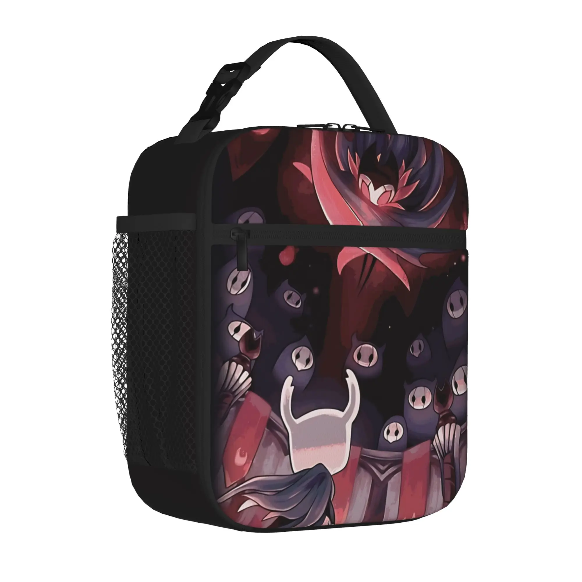 1 Piece For Students Food Container Mysterious Portable Pocket Hollow Knight Zipper Closure Aluminum Foil Food Pouch For Travel