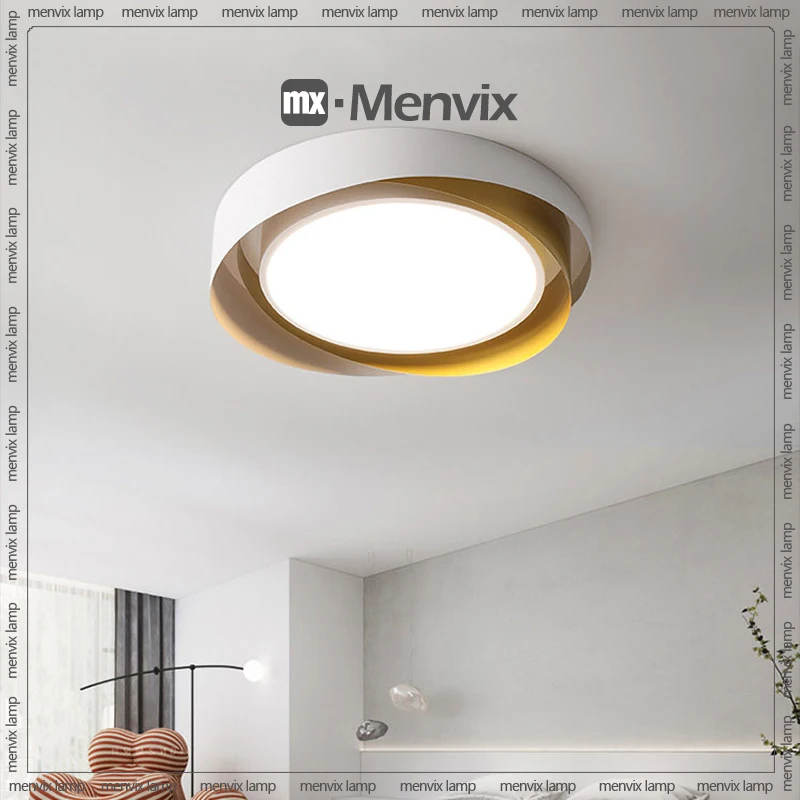 Menvix Simple Modern LED Ceiling Chandeliers Lights Dimming Luminaire Bedroom Living Study Foyer Room Salon Lamps Household