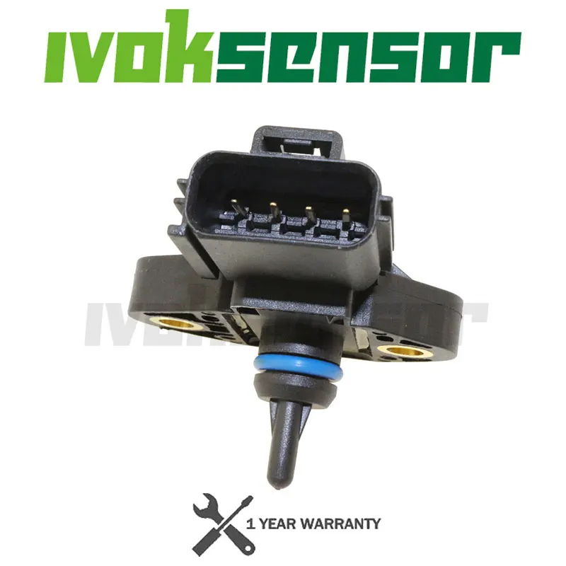 Fuel Injector Rail Pressure Sensor For Ford Escape Explorer Focus Maverick Mustang 2005 2008 2007 Crown Victoria 3F2E9G756AD