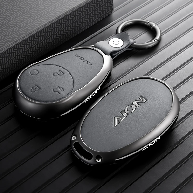 Heavy Duty Car Key Cover Key Fob Protector For AION V UT I60 N60 Y Plus Zinc Alloy Full Cover Anti Scratch Anti Fall Accessories