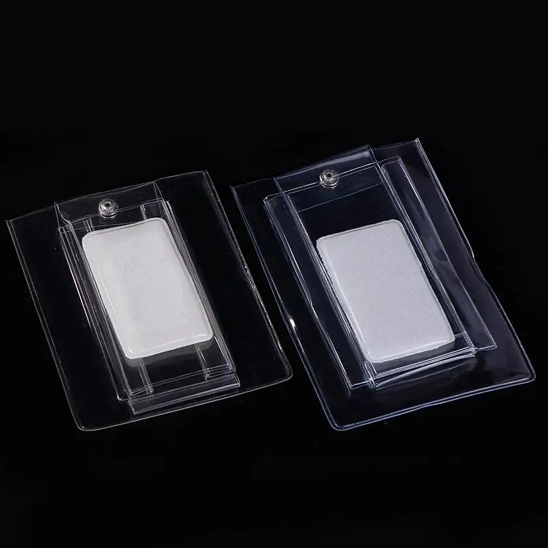 1PC Transparent Plastic PVC Snap Jewelry Packaging Bag Anti Oxidation Storage Pouch Necklaces Bracelets Watch Jewelry Gift Bag