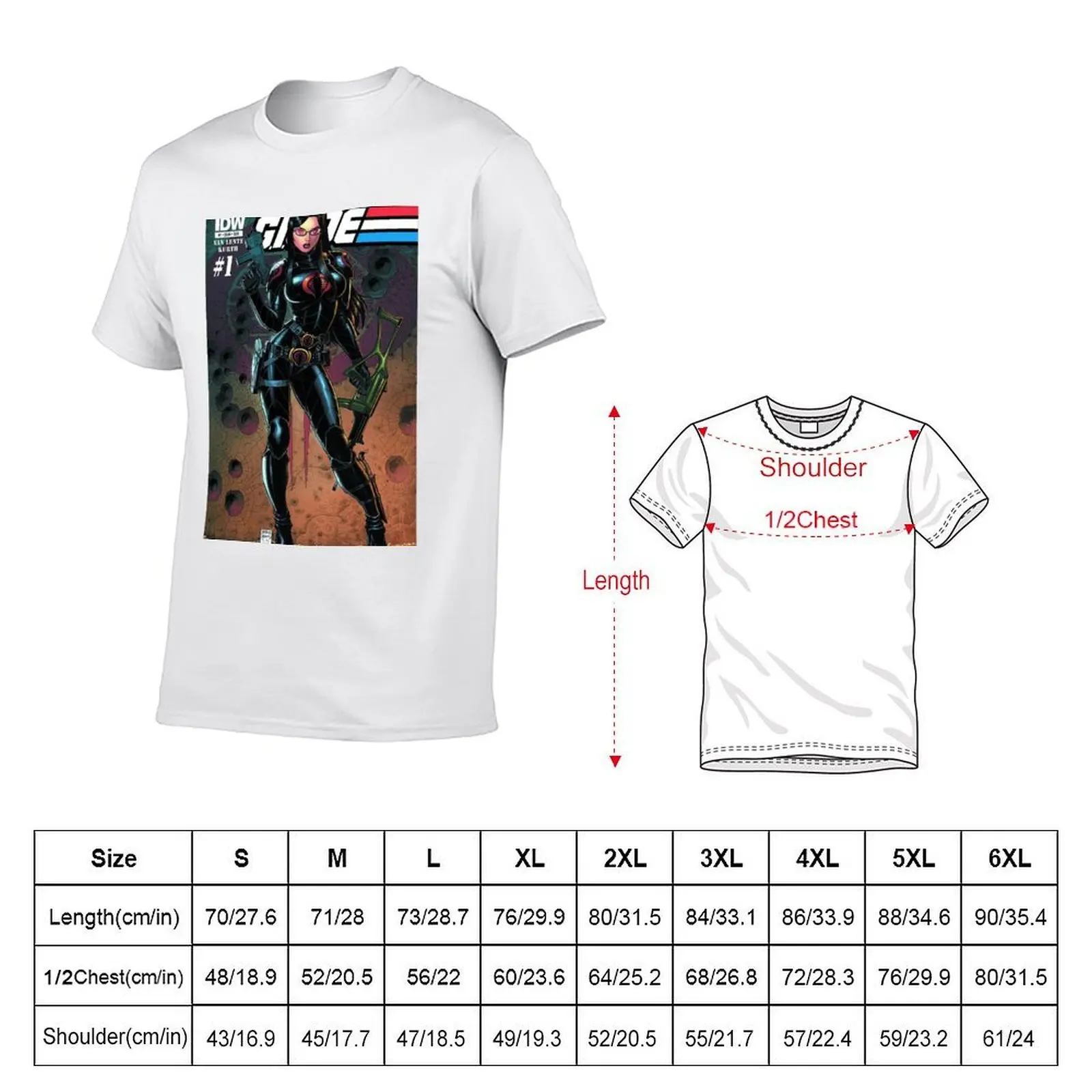 Comic Baroness T-Shirt t shirts with prints anime t shirts oversize T-Shirt