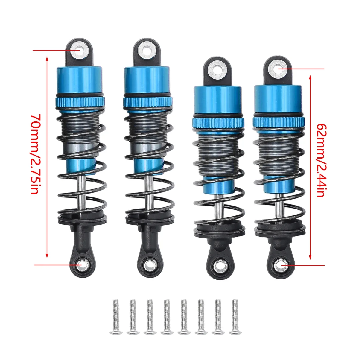 

MJX 14210 14209 RC Car Spare Parts Upgrade Metal Shock Absorber