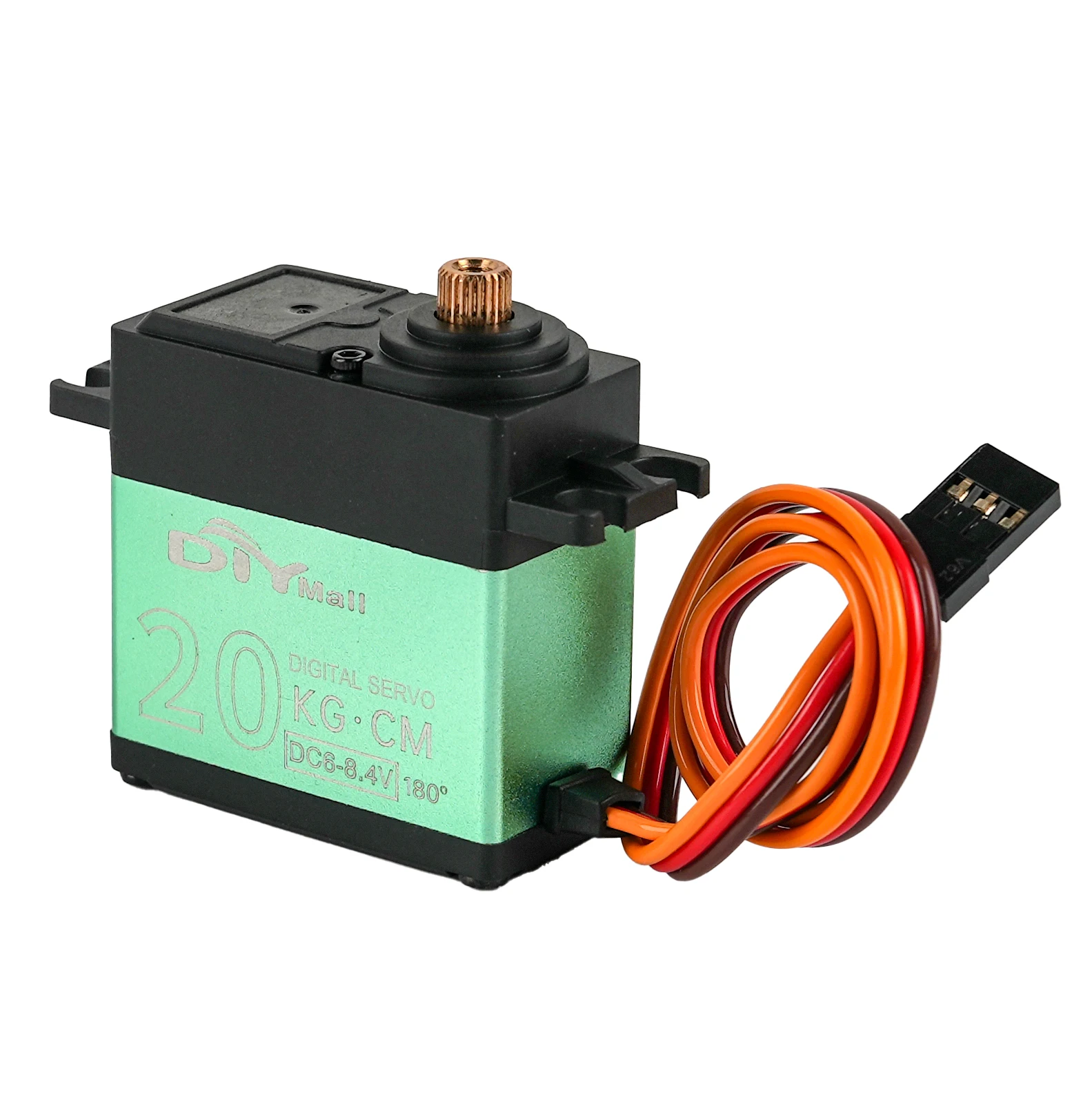 TD-8820MG 20kg.cm Digitale Servo 4.8-8.4V Motor Metal Gear Hoog Koppel 90/180/270/360 Graden RC Servo voor Robot Auto Vliegtuigen DIY