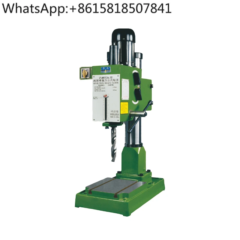 

Мощный настольный сверлильный станок с шестерней, настольная дрель промышленного класса, двухскоростной двигатель Z4025K Z4032K
