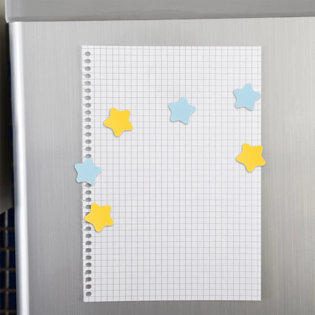 

100 Pcs Star Tiles Magnetic Decorations Fridge Ffridge Magnets Calendar for Factory Aldult