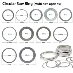 1pcs 16/20/22/25.4/30/32MM 원형 톱 블레이드 감소 링 변환 링 커팅 디스크 목공 도구 커팅 와셔 적응