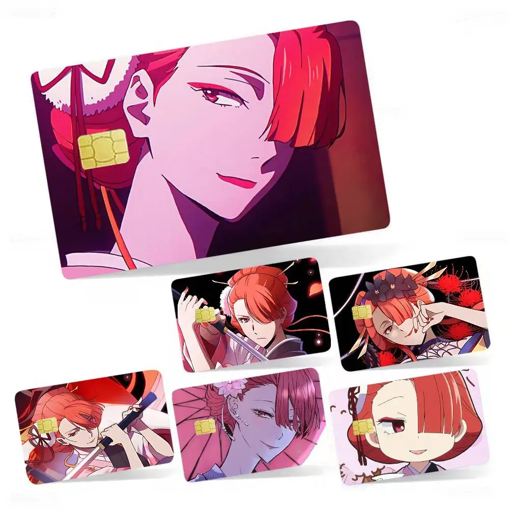 K-Koyo Ozaki B-Bungo Stray 4pcs 1Set Card Stickers Small Waterproof Chip 4PCS Card Sticker Anti-Scratch
