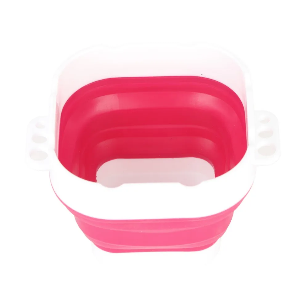 Collapsible Fold Collapsible Water Bucket Lightweight Carry Multi-color Option Art Brush Rinse Cup Flexible Material