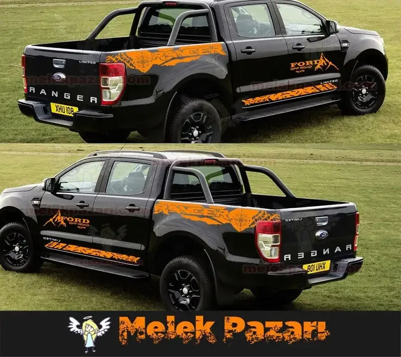 

Ford Ranger Body Sticker. 4x4 Off Road Sticker. Compass Off Road Decals. pickup truck sticker