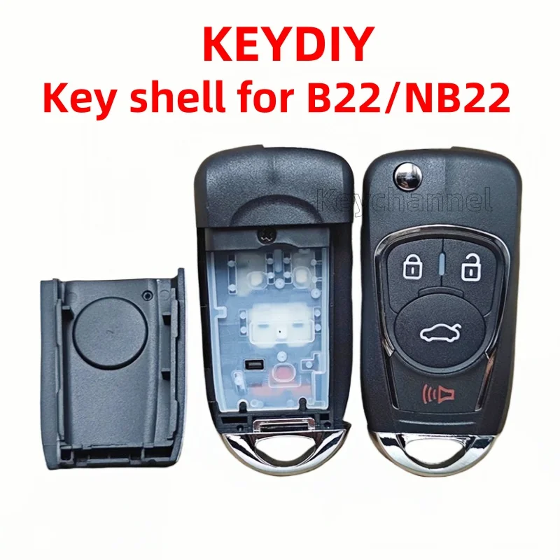

Keychannel 1 шт. 4 кнопки корпус автомобильного ключа KEYDIY флип-чехол для дистанционного ключа для KD B22 NB22 универсальный сменный корпус для ключа