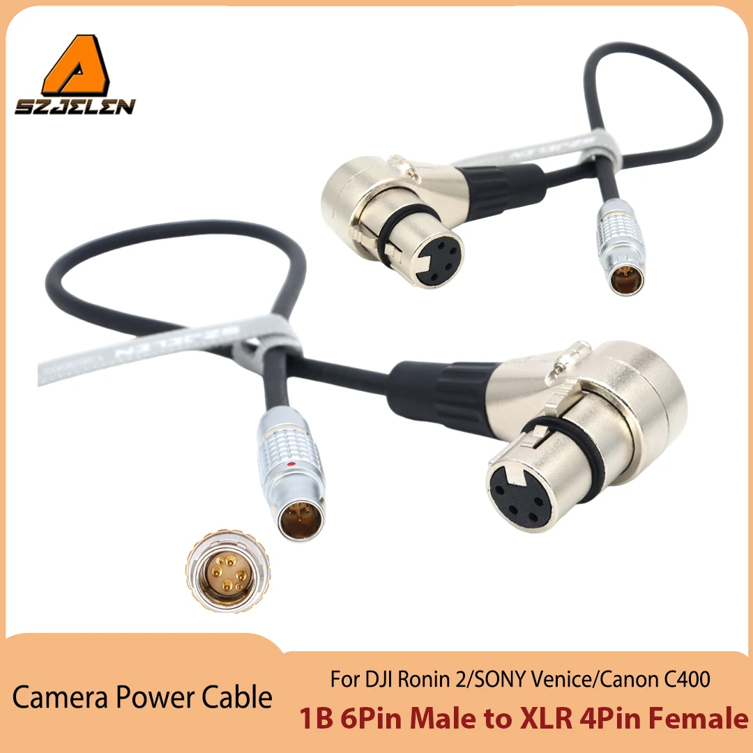 

Power Cable for DJI Ronin 2 Power 1B 6Pin Male to XLR 4Pin Female for SONY Venice, Canon C400 Camera Free Shipping