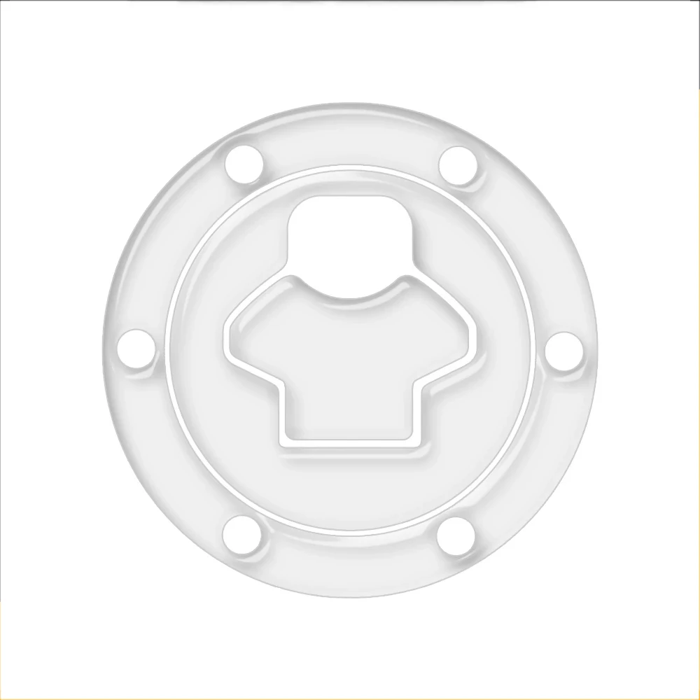 

Transparent Motorcycle Fuel Cap Protection Sticker for Models Up To 2006 (6 Holes)