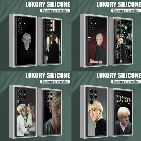 Actor D-Draco Malfoy Phone Case For Samsung S25,S24,S23,S22,S21,S20,S10,Ultra,Plus,Lite,FE,Soft Silicone Black Cover