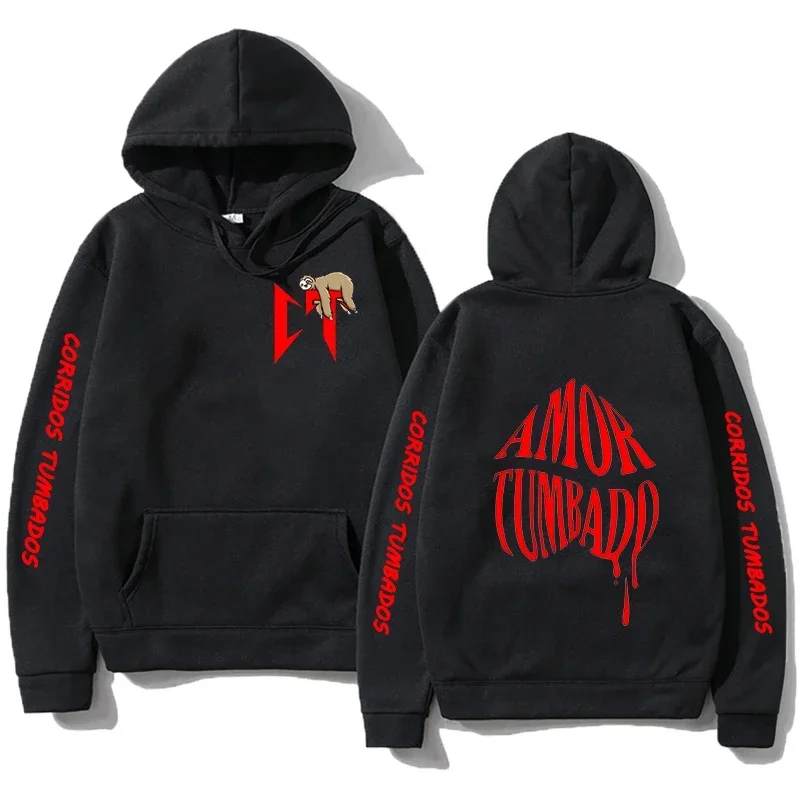 

Tumbled Hoodies Men Fashion Natanael Cano Long Sleeve Sweatshirts Women Casual Harajuku Streetwear Pullovers Sweatshirts