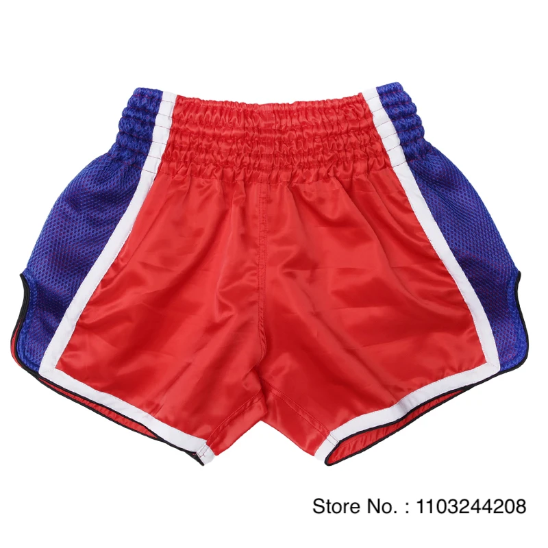 Muay Thai Shorts No Logo Boxing Shorts Mens Womens Kids Grappling Kickboxing Cage Fighting Shorts Plain Martial Arts Clothing