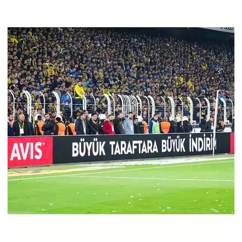 Customizable Soccer Football Sports Entertainment Field Outdoor Advertising P3 Billboard Sign Panel Hd Stadium Perimeter Led Dis