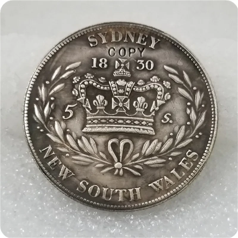 COPY REPLICA Australia NSW 1830 Crown William IV Coin COPY Challenge Pocket Coins Christmas Gifts