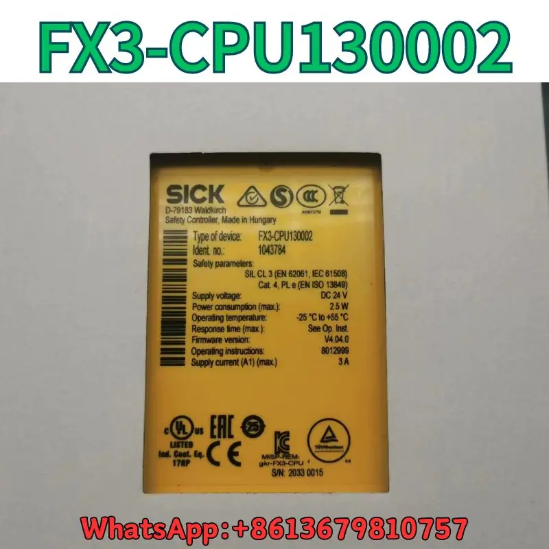 New Relay FX3-CPU130002 1043784 Fast Shipping