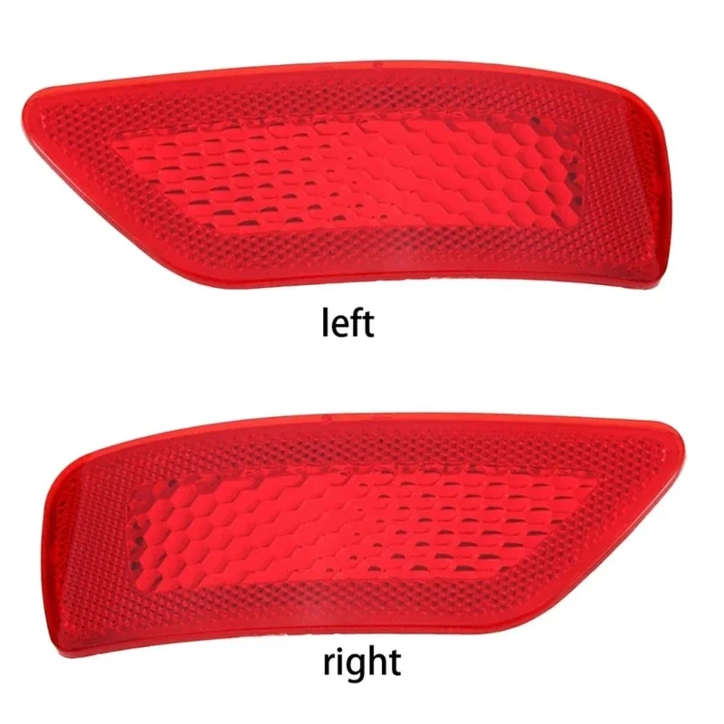 Rear Bumper LED Reflector Lamp Left/Right Side Replace 57010721AC 57010720AC Enhances Nighttime Safety Easy Installation