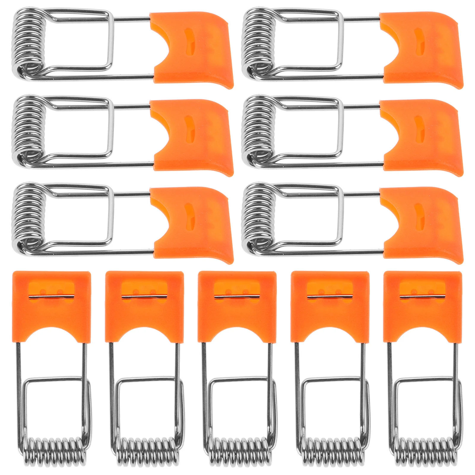 

100 Pcs Lamp Spring Buckle Recessed Light Ceiling Clamps Securing for Clip Fixed Metal Clips Lighting Downlight Work Panel